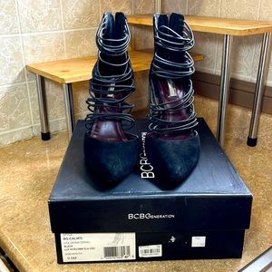 BCBGeneration Black Sexy Heels Size: 9.5